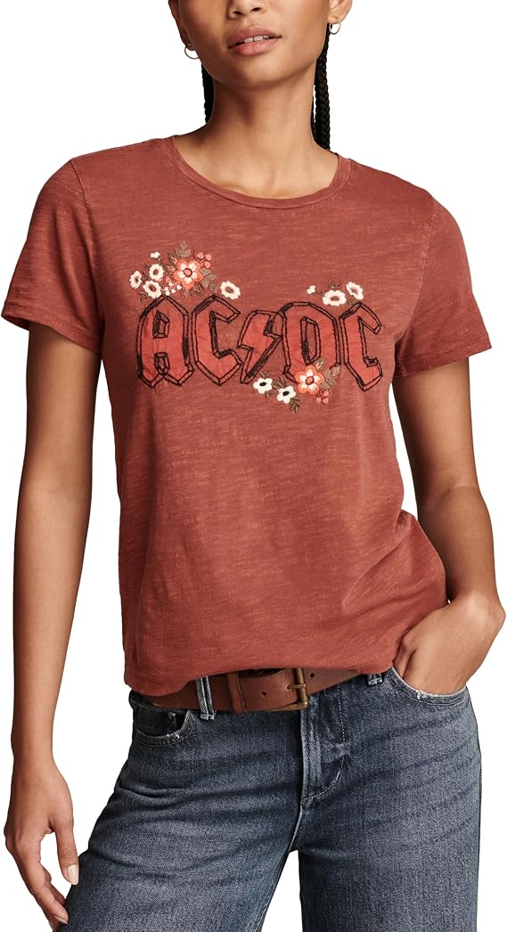 Lucky Brand Women's Lucky Brand Classic Crew Neck Tee