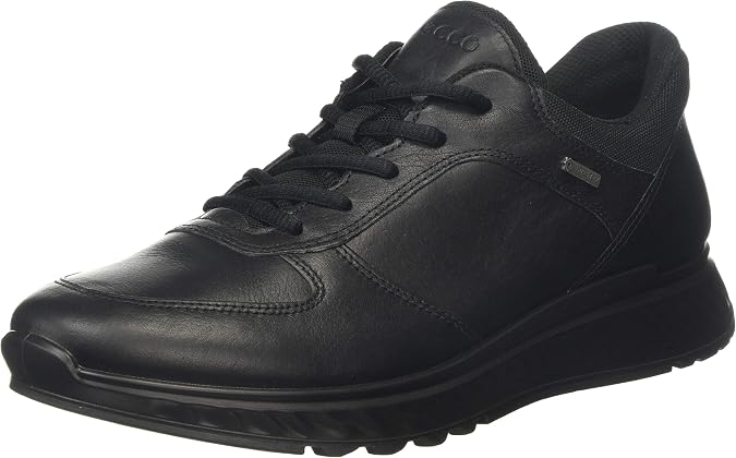 ECCO Mens 2026 Exostride Low GTX Lightweight Waterproof Leather Trainers
