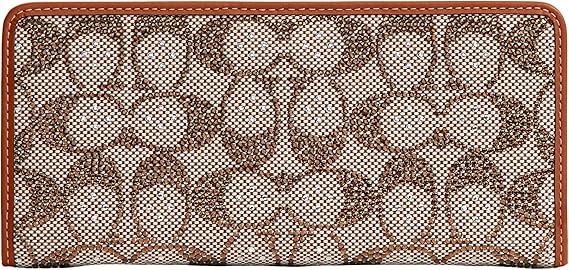 COACH Crystal Signature Jacquard Essential Slim Wallet