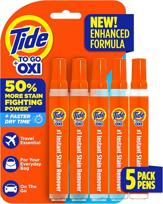 Tide Laundry Liquid Stain Remover Pen, 5 Count