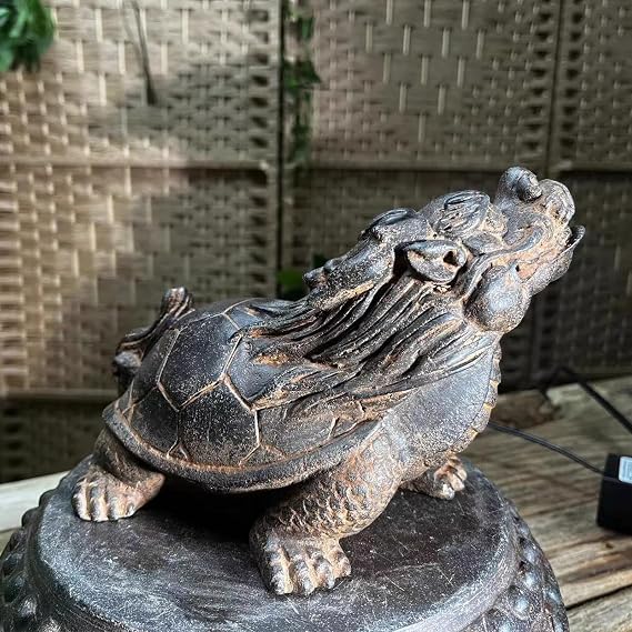 Spitters for Small Ponds with Water Pump and Hose,Creative Shape Animal Pond Spitters, Fish Tank Automatic Circulation,Outdoor Water Feature Statue,for Garden Decoration