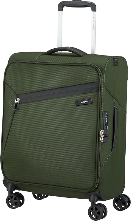 Samsonite Litebeam - Spinner S, Hand Luggage, 55 cm, 39 l, Green (Climbing Ivy)
