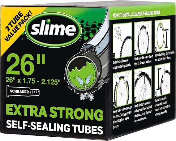Slime Extra Stong Self-Sealing Tube 26" x 1.75-2.125" Schrader