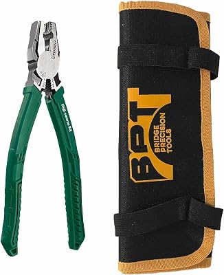 ENGINEER PZ-59 Multi-Function Gripping Pliers & BPT-PCH Tool Pouch Bundle Made in Japan