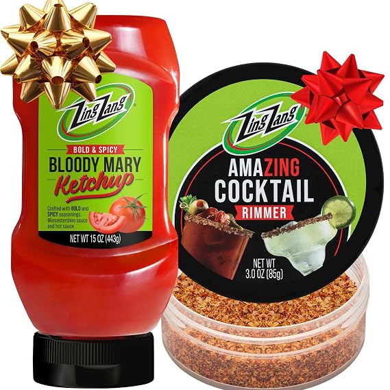 Zing Zang Stocking Stuffer Bundle | Bloody Mary Ketchup + Bloody Mary Rim Salt