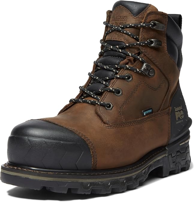 Timberland PRO unisex-adult Boondock Hd 6" Composite Safety Toe Waterproof Industrial Work Boot