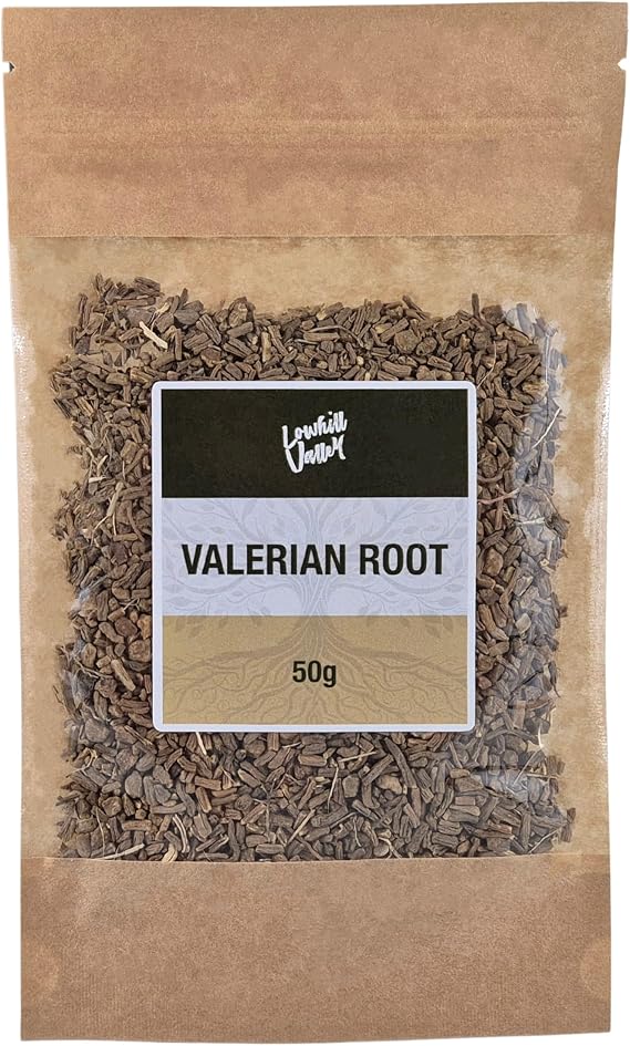 Valerian Root - Cut and Dried Valeriana Officinalis - Loose-Leaf Herbal Tea - for Relaxation & Restful Sleep - Calming Earthy Flavour - 100% Natural - 50g
