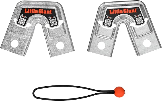 Little Giant Ladders, Trestle Brackets, Ladder Accessory, Aluminum, Fits Most Multi-Position Models, (26999)