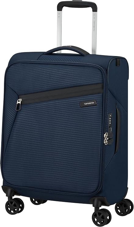 Samsonite Litebeam - Spinner S, Hand Luggage, 55 cm, 39 l, Blue (Midnight Blue)