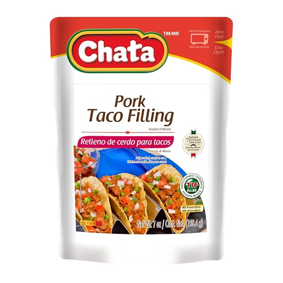 Chata Seasoned Pork Taco Filling, 7 oz