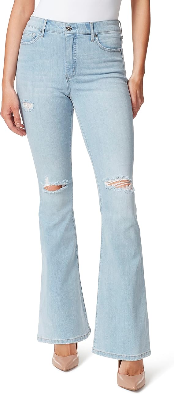 Jessica Simpson Women's Adored High Rise Flare Jean Standard