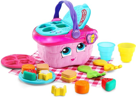 LeapFrog Shapes and Sharing Picnic Basket (Frustration Free Packaging), Pink
