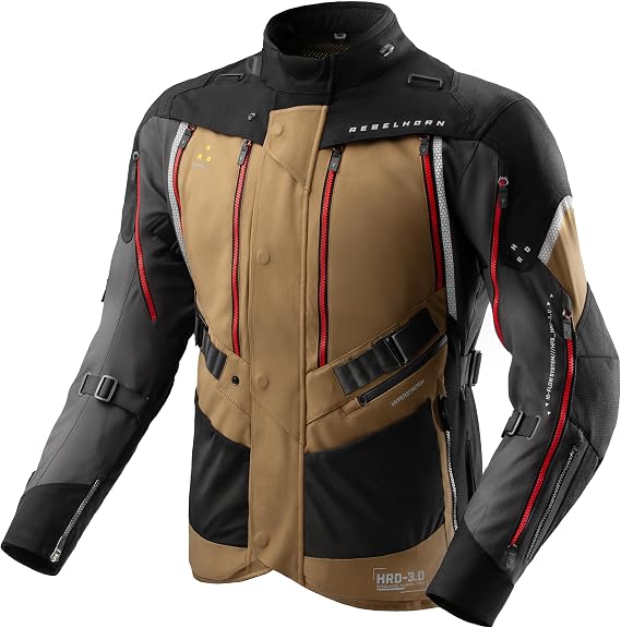 REBELHORN Men's Hardy 3.0 Jacket Motorcycle jacket (pack of 1)