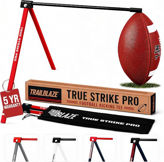 Football Kicking Stand & Kicking Tee - Field Goal Holder, Folds Flat