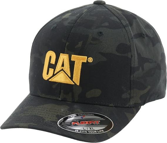 Caterpillar mens Trademark Flexfit Cap