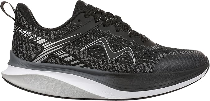 MBT Huracan 3 Lace Up Running Shoes in Black for Men in Size 10.5