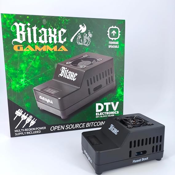 Bitaxe Gamma 602 Bitcoin Miner 1.2 TH/s BM1370 by DTV ₿ Electronics