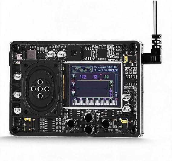 Theremin Instrument Stylophone, Mini Theremin Musical Electronic Creative Instrument with Screen Display