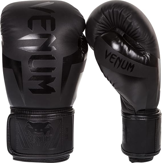 VENUM Elite Boxing Gloves Matte Black