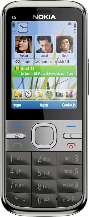 Nokia C5-00 5MP  1GHz mobile phone warm grey EU sim-free unbranded