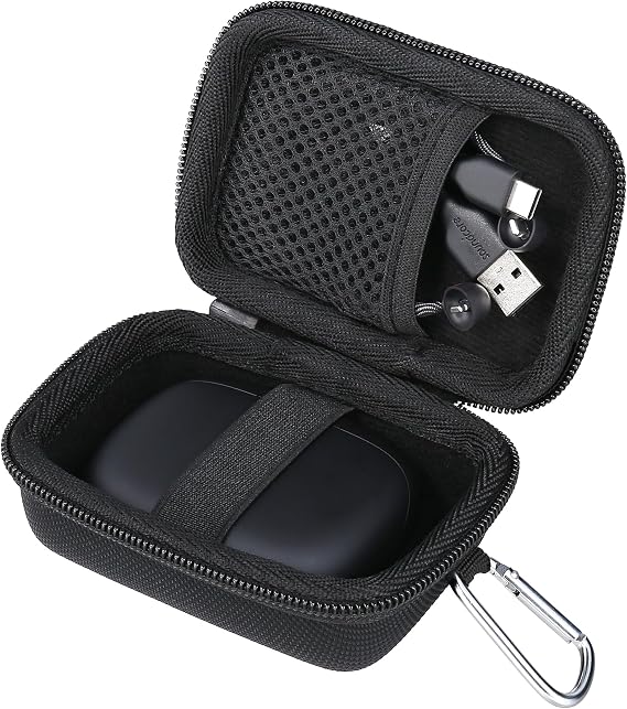 Aenllosi Hard Case for Anker Soundcore AeroFit 2 Headphones, Black