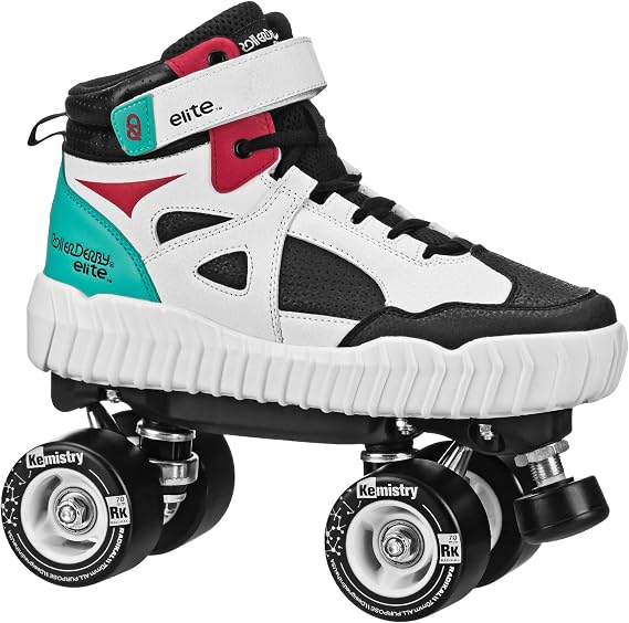 Roller Derby Elite Glidr Sneaker Skate Red/Black Size Mens6/Womens7