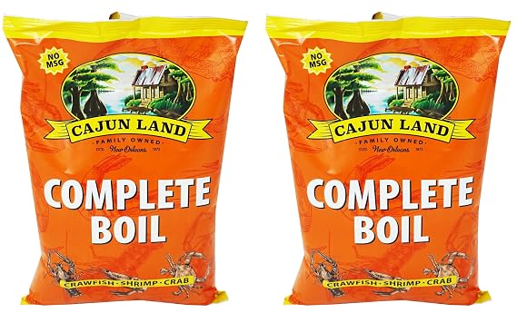 Cajun Land Crab Shrimp Crawfish Boil Complete 4 Lbs - 2 pack