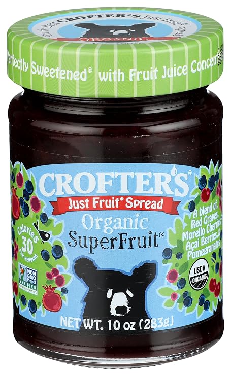 Crofters, Spread Super Fruit Organic, 10 Ounce