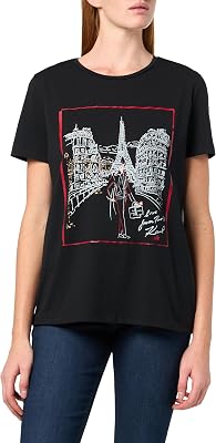 Karl Lagerfeld Womens Short Sleeve Soft Everyday Logo T-Shirt