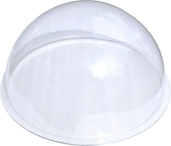 Acrylic Dome/Plastic Hemisphere - Clear - 24" Diameter, 1" Flange with No Pre-Drilled Holes