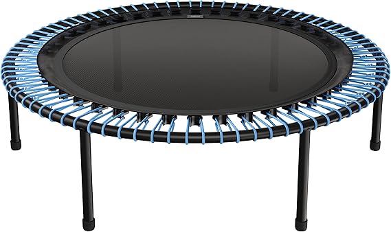 bellicon Mini Trampoline | Bungee Suspension up to 260 lbs | Indoor Fitness Rebounder for Adults | Folding Legs