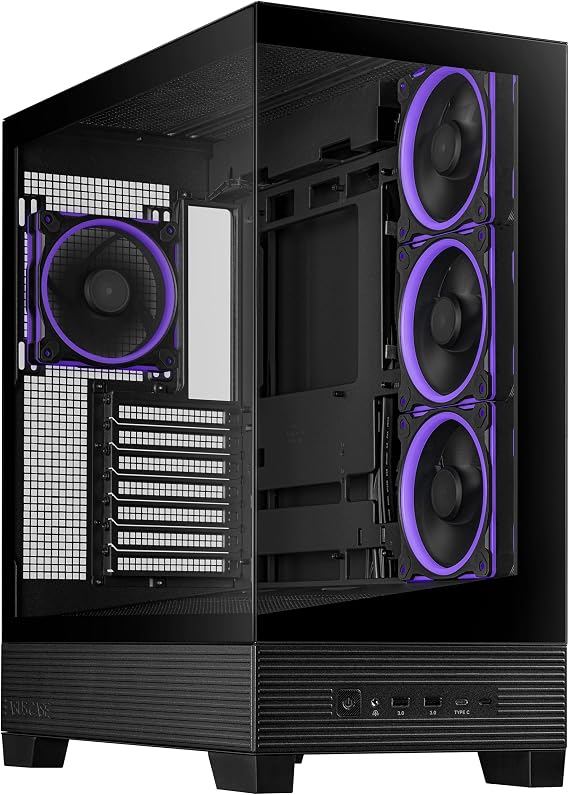 ASUS A31 PLUS M-ATX KASA, GİZLİ KONNEKTÖR DESTEKLİ, 360 MM RADYATÖR VE 380 MM EKRAN KARTI UYUMLU, 4 ARGB FANLI KASA | Gizli konektörlü, 360 mm radyatörlü ve 380 mm grafik kartlı anakartları destekler, 4 adet önceden kurulmuş ARGB fanı