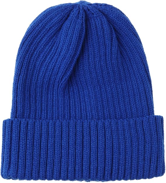 WITHMOONS Knitted Ribbed Beanie Hat Basic Plain Solid Watch Cap AC5846