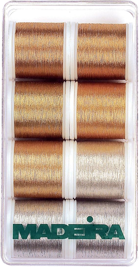 Madeira 40 Heavy Metal Gift Box 8ct Thread Set, Assorted