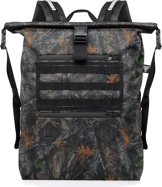 Xtreme Sight Line ~ AQUA RT ~ Large Water-Proof Faraday Backpack for Laptops, Tablets, and Mid-Size Electronics ~ Tracking/Hacking Defense ~ Fits most laptops up to 17" ~ Backwoods Camo