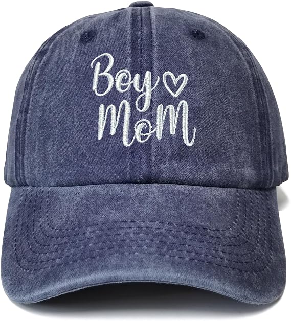 Boy Mom Hats for Mother, New Mama Gifts from Son