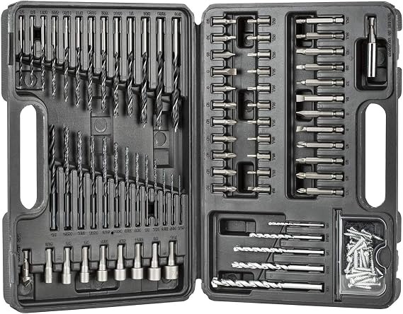 BLACK+DECKER Drill Bit Set/Screwdriver Bit Set Combo, 109-Piece (BDA91109)