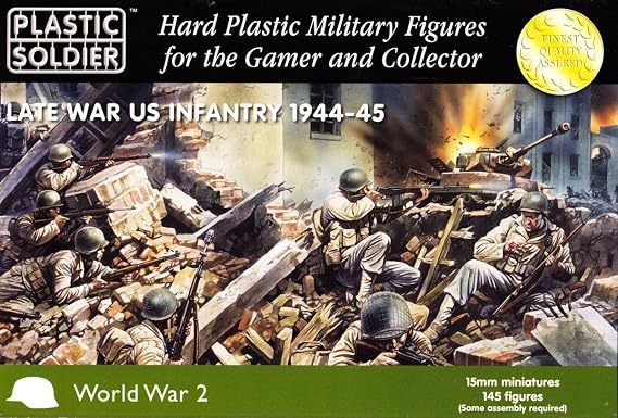 Plastic Soldier American Infantry 1944-45 15 mm Miniature