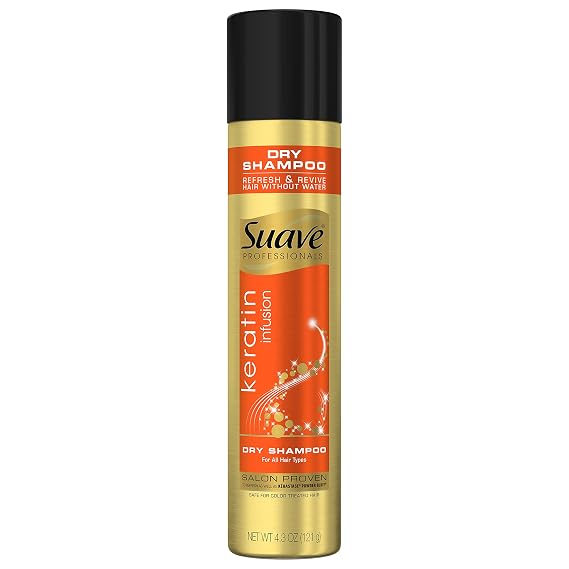 Suave Professionals Dry Shampoo, Keratin Infusion, 4.3 oz