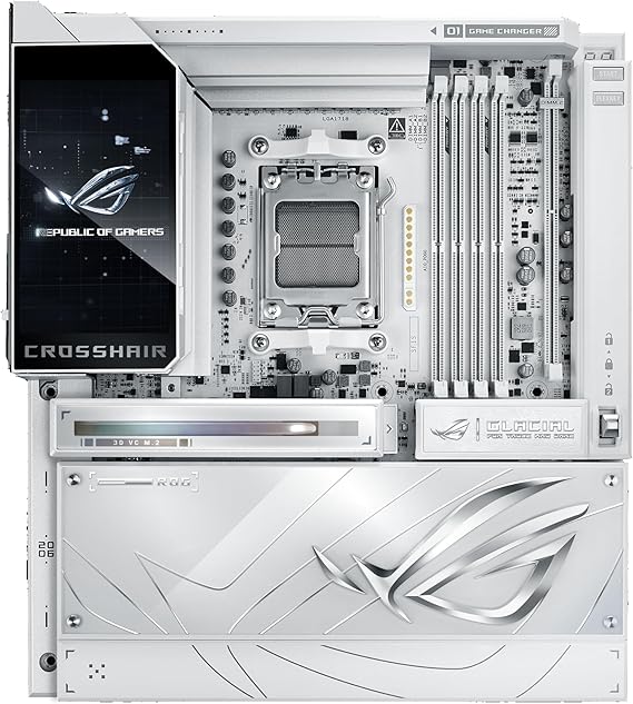 ASUS ROG CROSSHAIR X870E GLACIAL Socket Am5/X870e/Ddr5/S-Ata 6Gb/S/Extended Atx