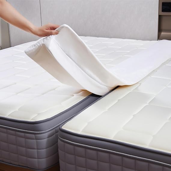 Vekkia 75 Split King Gap Filler for Adjustable Bed, Close Mattress Gap | Firm Support Twin to King Converter, Bed Bridge Fits 1.5-3Gaps, Fit Master Bedroom, Guest Room, Hotel & Rentals