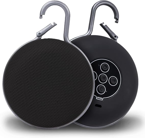 Santana Sounds Vision Bluetooth Speaker, Waterproof, Up to 12 Hrs Playtime