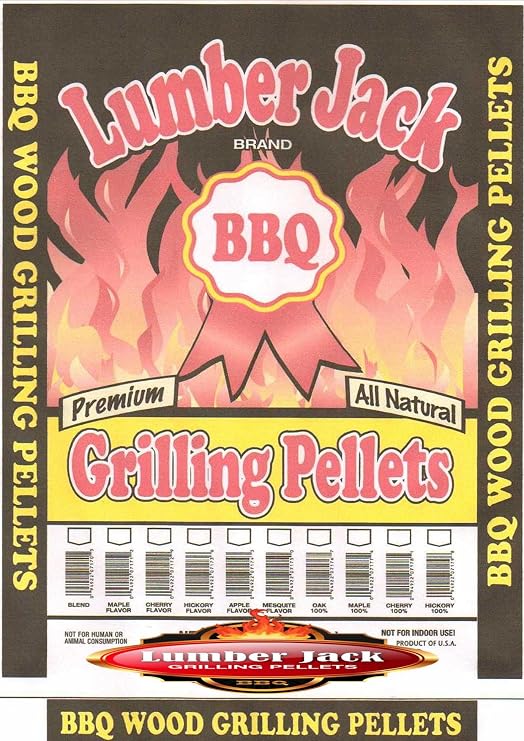 Lumber Jack Maple-Hickory-Cherry BBQ Grilling Wood Pellets, Competition Blend 20
