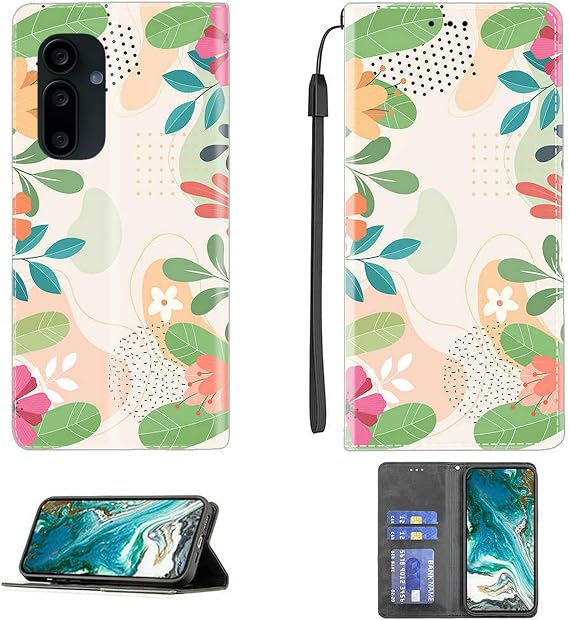 Aroepurt Case Compatible for Saga 2 Solana Mobile Seeker Phone Case Cover [with Tempered Glass Screen Protector] PU Leather Kickstand Magnetic Wallet Case CPT2