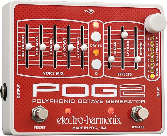 Electro-Harmonix POG2 Polyphonic Octave Generator Pedal