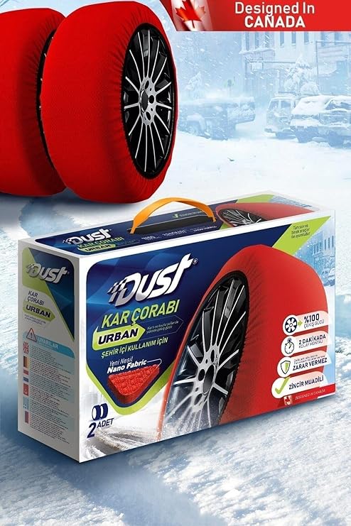 255 35 R18 Urban Kar Çorabı, Yüksek Kalite Medium, 2 Adet