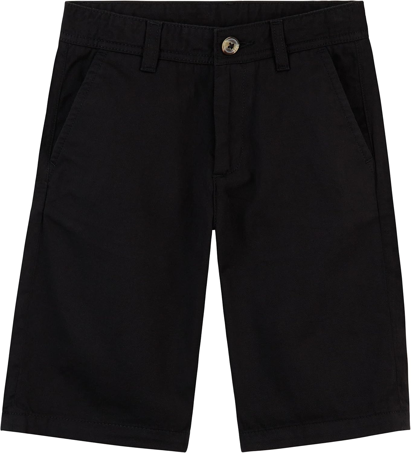 Boys Shorts 100% Cotton Chino Shorts for Boys Teenagers Summer Essentials Knee Length Shorts with Adjustable Waist Sizes 4-14 Years Smart Casual Holiday