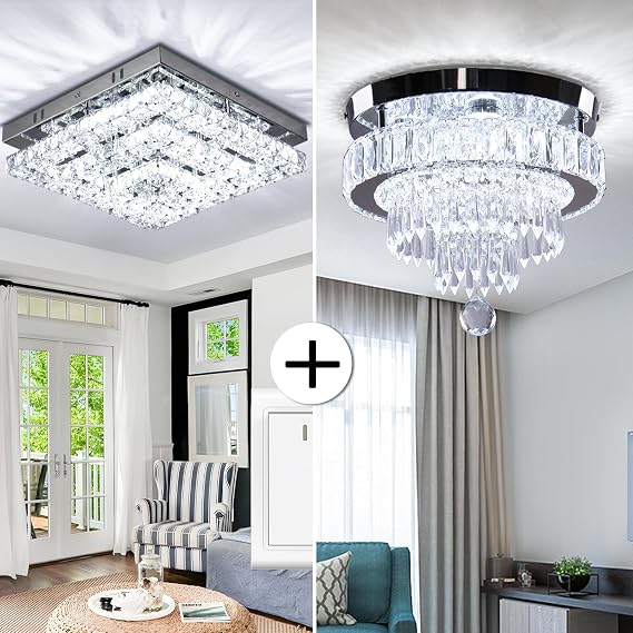 300cm,11.8" Modern Crystal Chandeliers Crystal Light