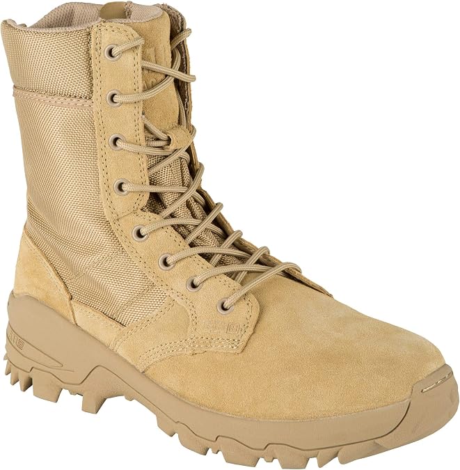 5.11 Tactical Men's Leather Speed 3.0 Side Zip Combat Military Desert Boots, Style 12336/12337