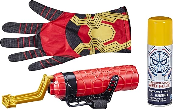 Marvel Spider-Man Super Web Slinger, 2-in-1 Shoots Webs or Water, Spider-Man Web Shooter Toy, Role-Play Toys, Spider-Man Toys for 5 Year Old Boys and Girls and Up